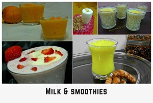 Milk & smoothies Collage