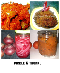 pickle and thokku Collage